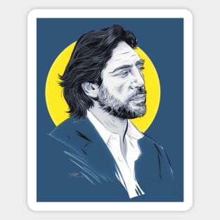 Javier Bardem - An illustration by Paul Cemmick Magnet